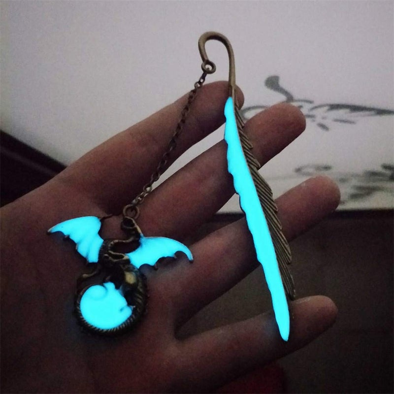 Mshion Bookmarks for Women Men,Metal Bookmark for Book Lovers, Luminous Book Marks with Gift Box fit Kids Girls Reading Lovers - Image 5